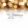 IGI Certified Lab Grown Diamond Emerald-Cut Ring — Solid 14K and 18K Gold