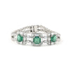 IGI Certified Lab Grown Emerald All-Stone Tennis Bracelet — 14K/18K Solid Gold, 17.47 Carat