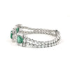 IGI Certified Lab Grown Emerald All-Stone Tennis Bracelet — 14K/18K Solid Gold, 17.47 Carat