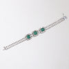 IGI Certified Lab Grown Emerald All-Stone Tennis Bracelet — 14K/18K Solid Gold, 17.47 Carat