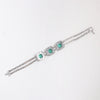 IGI Certified Lab Grown Emerald All-Stone Tennis Bracelet — 14K/18K Solid Gold, 17.47 Carat