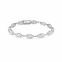 IGI Certified Lab Grown Diamond Graduated Tennis Bracelet — 18K Solid Gold, 12.4 Carat
