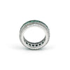 GIA Certified Natural Emerald Round-Cut Diamond Pave Halo Ring — 14K/18K Solid Gold