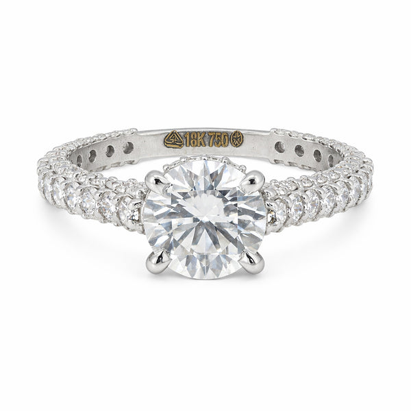 IGI Certified Lab Grown Diamond Round-Cut Ring — Solid 14K and 18K Gold