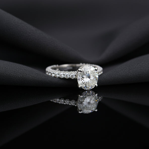 IGI Certified Lab Grown Diamond Round-Cut Ring — Solid 14K and 18K Gold