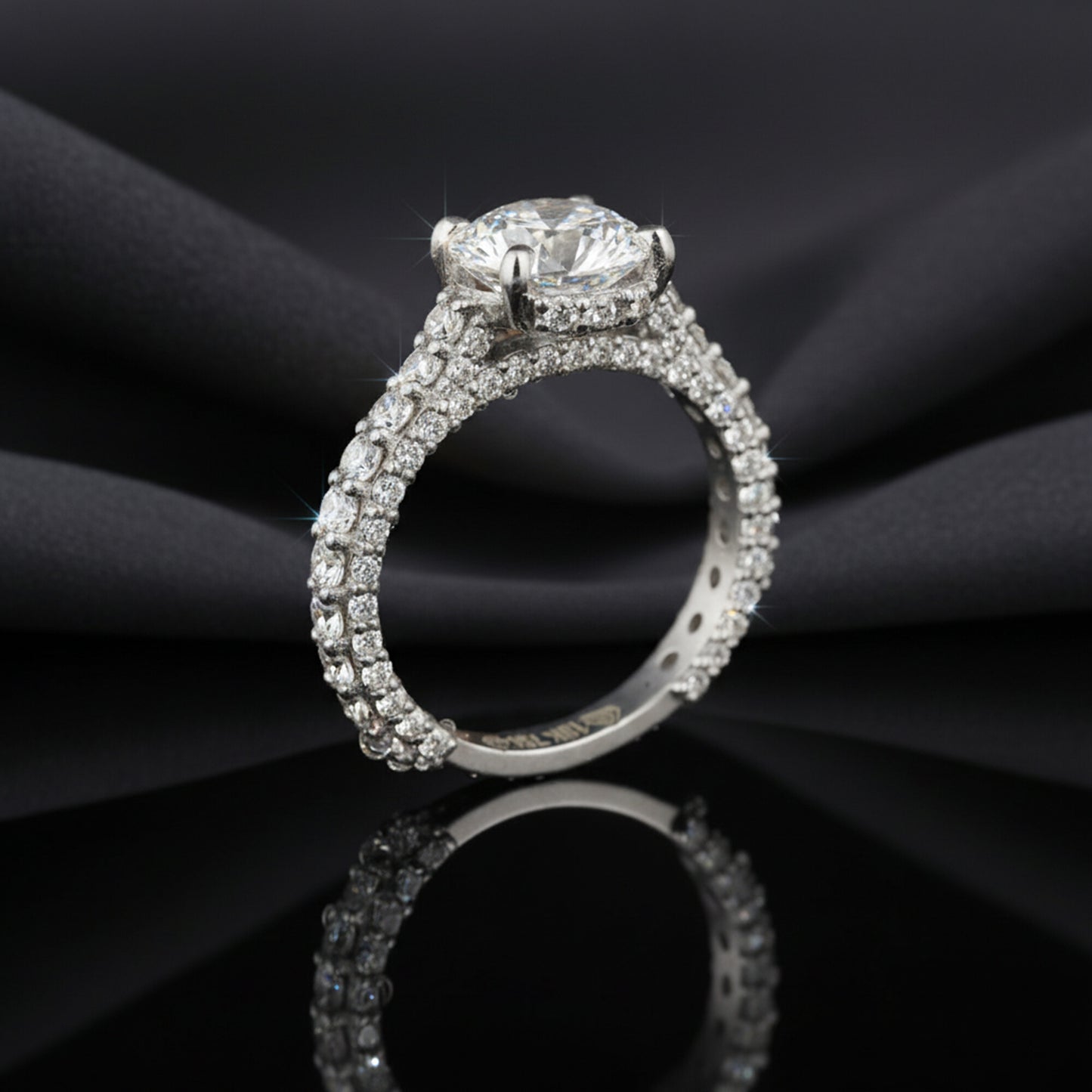 IGI Certified Lab Grown Diamond Round-Cut Ring — Solid 14K and 18K Gold