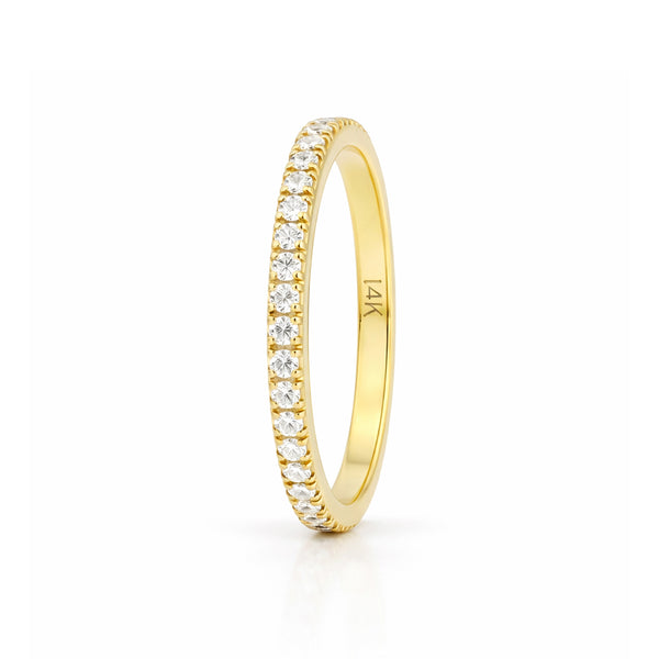 IGI Certified Lab Grown Diamond Round-Cut Ring — Solid 14K and 18K Gold