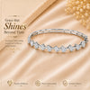 IGI Certified Lab Grown Diamond Link Bracelet — 14K/18K Solid Gold, 3.04 Carat