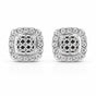 IGI Lab Grown Diamond Round Cluster Stud Earrings — Solid Gold, 0.676ct T.W.