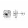 IGI Lab Grown Diamond Round Cluster Stud Earrings — Solid Gold, 0.676ct T.W.