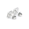 IGI Lab Grown Diamond Round Cluster Stud Earrings — Solid Gold, 0.676ct T.W.