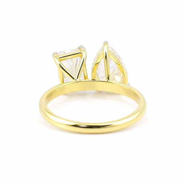 IGI Certified Lab Grown Diamond Emerald-Cut Ring — Solid 14K and 18K Gold
