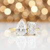 IGI Certified Lab Grown Diamond Emerald-Cut Ring — Solid 14K and 18K Gold