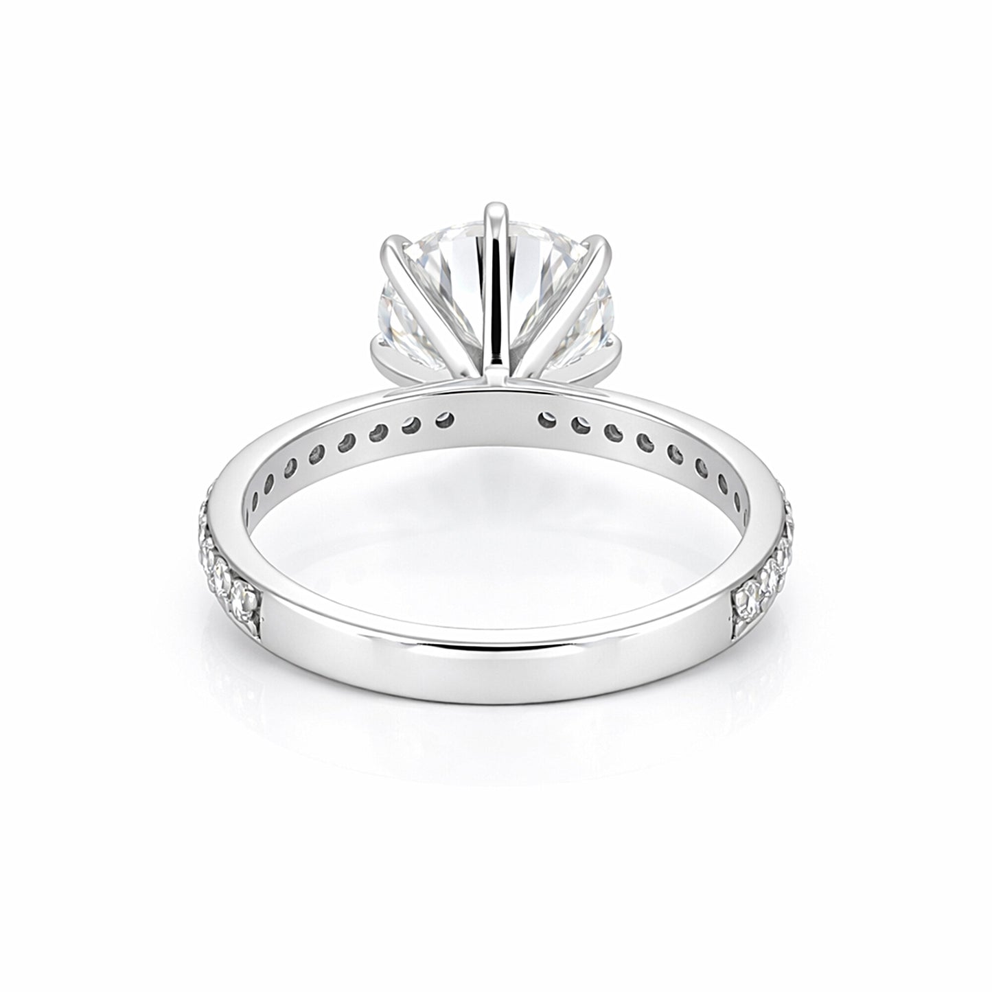 IGI Certified Lab Grown Diamond Round-Cut Ring — Solid 14K and 18K Gold