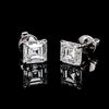 IGI Certified Lab Grown Asscher-Cut Diamond Stud Earrings — 14K/18K Solid Gold