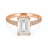 IGI Certified Lab Grown Diamond 0.35ct Emerald-Cut Solitaire Ring — 14K/18K Solid Gold