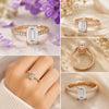 IGI Certified Lab Grown Diamond 0.35ct Emerald-Cut Solitaire Ring — 14K/18K Solid Gold