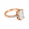 IGI Certified Lab Grown Diamond 0.35ct Emerald-Cut Solitaire Ring — 14K/18K Solid Gold