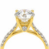 IGI Certified Lab Grown Diamond 0.425ct Round Halo Cluster Ring — 14K/18K Solid Gold