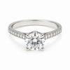 IGI Certified Lab Grown Diamond 0.427ct Round Halo Cluster (Refined) Ring — 14K/18K Solid Gold