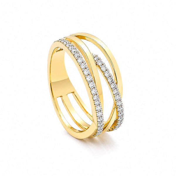 IGI Certified Lab Grown Diamond Round-Cut Ring — Solid 14K and 18K Gold