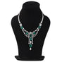 IGI Certified Lab Grown Multi-Color Diamond Mixed-Cut Statement Necklace — 9K/14K Solid Gold, Adjustable Chain