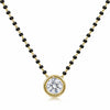 IGI Certified Lab Grown Diamond Round-Cut Solitaire Pendant Necklace — 18K Solid Gold, Adjustable Chain