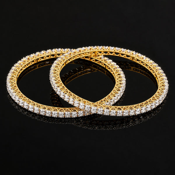 IGI Certified Lab Grown Diamond Tennis Bracelet — 14K/18K Solid Gold, 17.77 Carat