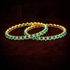 IGI Certified Lab Grown Emerald Oval-Cut Statement Bangle — 14K/18K Solid Gold