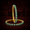 IGI Certified Lab Grown Emerald Oval-Cut Statement Bangle — 14K/18K Solid Gold