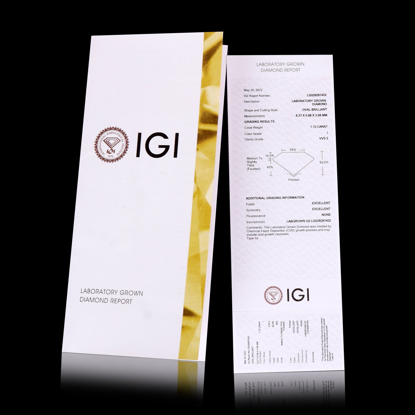 IGI Certified Lab Grown Diamond 0.98ct Fancy-Cut Halo Cluster Ring — 14K/18K Solid Gold