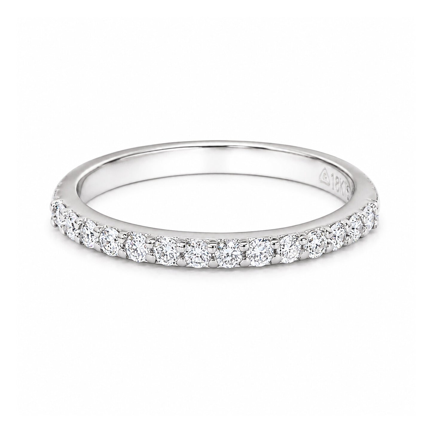 IGI Certified Lab Grown Diamond Round-Cut Ring — Solid 18K Gold