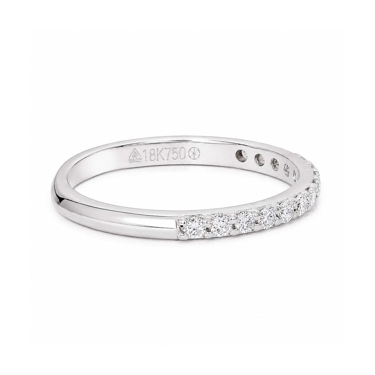 IGI Certified Lab Grown Diamond Round-Cut Ring — Solid 18K Gold