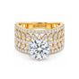 IGI Certified Lab Grown Diamond 1.38ct Round Solitaire Ring — 18K Solid Gold
