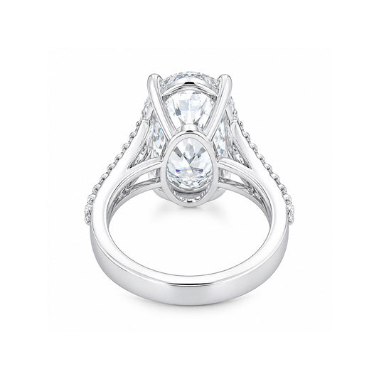 IGI Certified Lab Grown Diamond Oval-Cut Ring — Solid 14K and 18K Gold