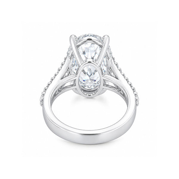 IGI Certified Lab Grown Diamond Oval-Cut Ring — Solid 14K and 18K Gold