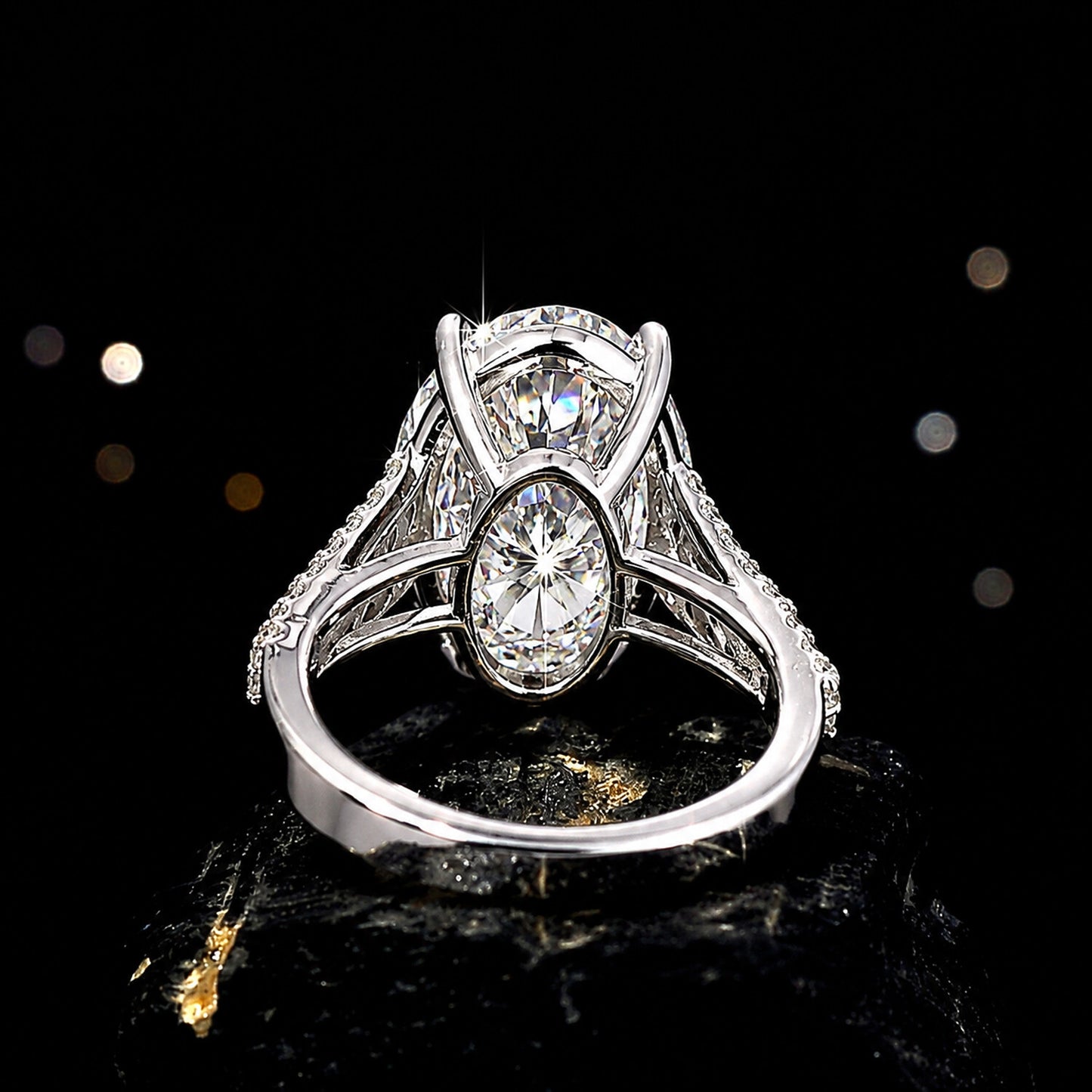 IGI Certified Lab Grown Diamond Oval-Cut Ring — Solid 14K and 18K Gold