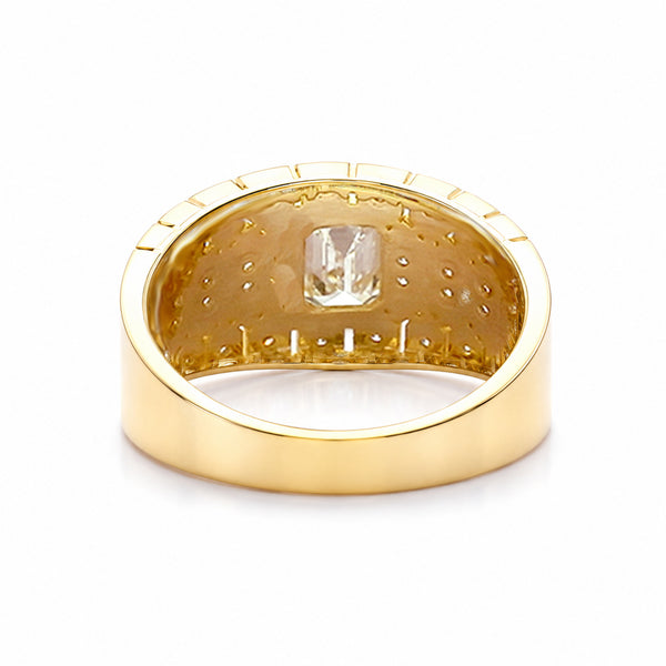 IGI Certified Lab Grown Diamond 0.57ct Heart Halo Cluster Ring — 14K/18K Solid Gold