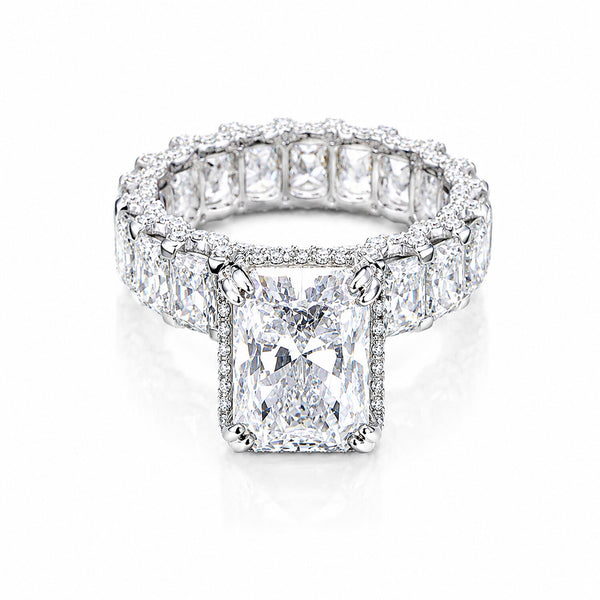 IGI Certified Lab Grown Diamond 5.06ct Round Solitaire Ring — 14K/18K Solid Gold