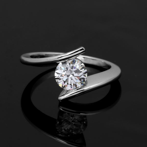 IGI Certified Lab Grown Diamond Round-Cut Ring — Solid 14K and 18K Gold