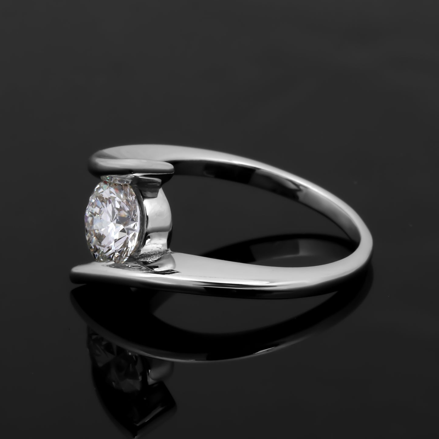 IGI Certified Lab Grown Diamond Round-Cut Ring — Solid 14K and 18K Gold