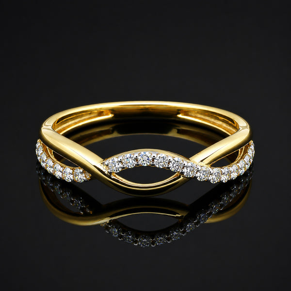 IGI Certified Lab Grown Diamond 0.22ct Round Halo Cluster Ring — 18K Solid Gold