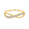 IGI Certified Lab Grown Diamond 0.24ct Round Pavé Cluster Ring — 18K Solid Gold
