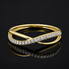 IGI Certified Lab Grown Diamond 0.24ct Round Pavé Cluster Ring — 18K Solid Gold