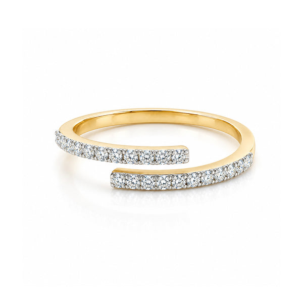 IGI Certified Lab Grown Diamond Round-Cut Ring — Solid 18K Gold