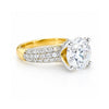 IGI Certified Lab Grown Diamond 1.16ct Round Pavé Cluster Ring — 14K/18K Solid Gold