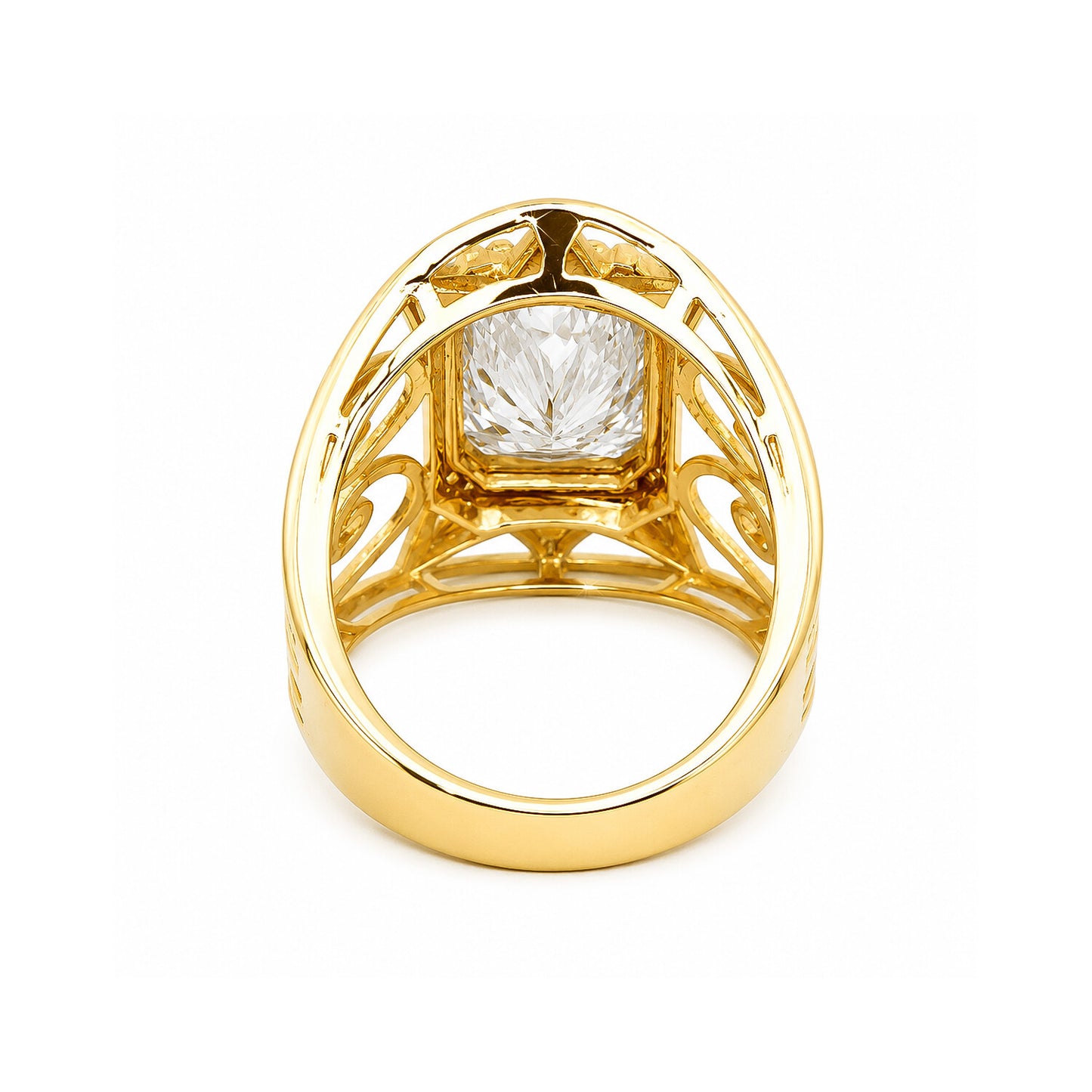 IGI Certified Lab Grown Diamond Emerald Solitaire Statement Ring — 14K/18K Solid Gold