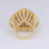 IGI Certified Lab Grown Diamond 0.25ct Heart Pavé Motif Ring — 14K/18K Solid Gold