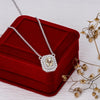 IGI Certified Lab Grown Diamond Emerald-Cut Solitaire Pendant Necklace — 18K Solid Gold, Adjustable Chain