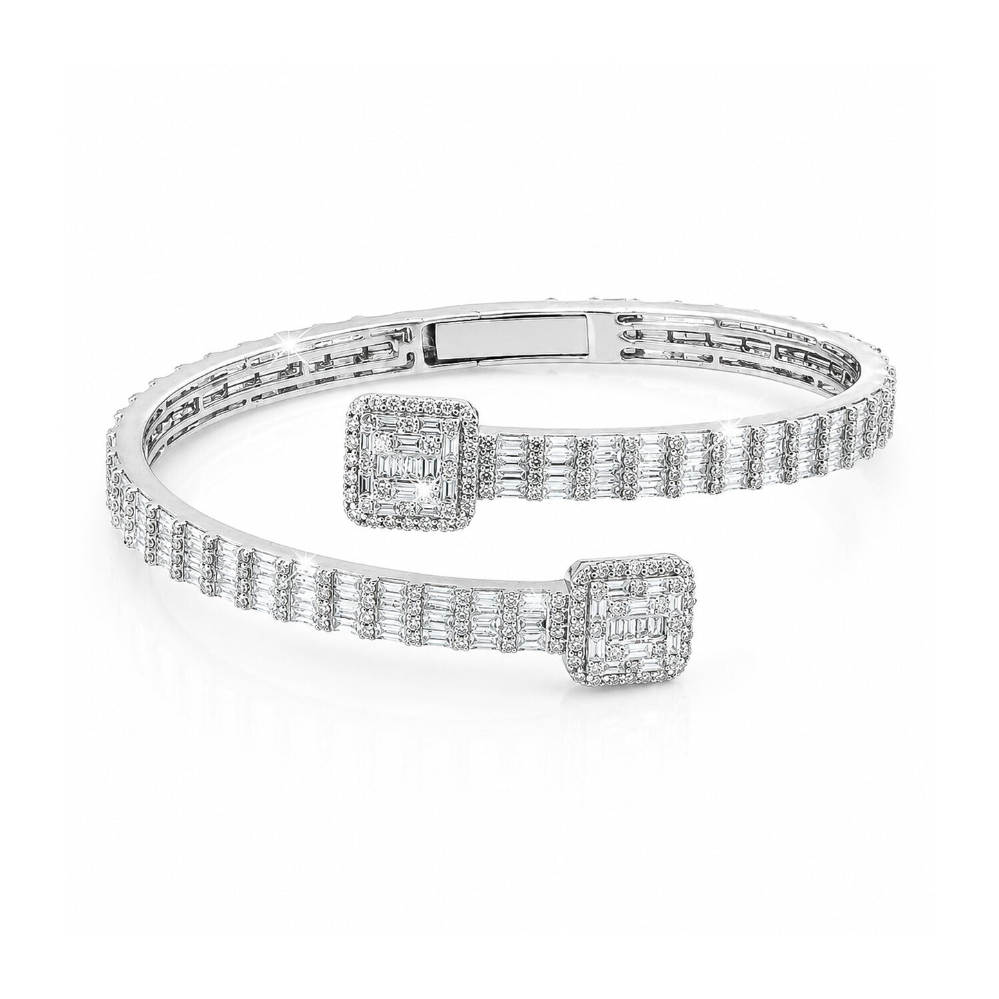 IGI Certified Lab Grown Diamond Pavé Tennis Bracelet — 14K/18K Solid Gold, 12.73 Carat